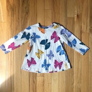 2T Hanna Andersson Butterfly shirt